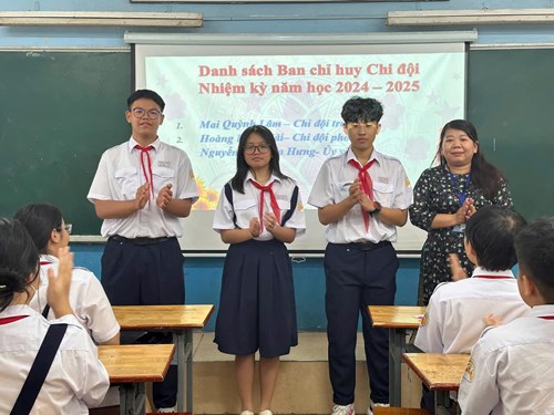 Đại hội chi đội năm học 2024 - 2025