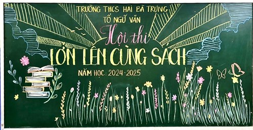 Hội thi:  LỚN LÊN CÙNG SÁCH  cấp Trường năm học 2024 - 2025