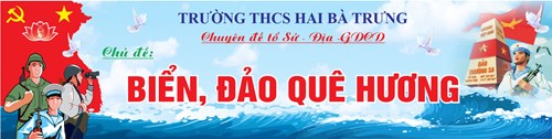 Chuyên đề Tổ Sử- Địa - GDCD chủ đề:  Biển, đảo quê hương  năm 2024
