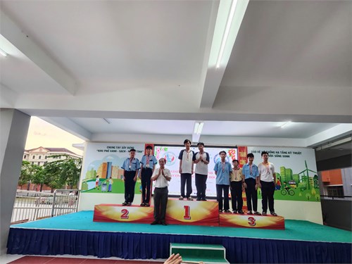 Chúc mừng cờ tướng đạt 1 HCV + 1 HCB + 2 HCĐ; Môn Futsal hạng 3; cờ vua đạt 1 HCV, 1 HCB. 
Chúc mừng tổ VTM!