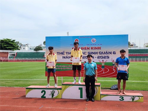 Chúc mừng môn ĐIỀN KINH đạt 10 HCV + 8 HCB + 6 HCĐ cấp quận đã diễn ra ngày 22/11 và 23/11/2024.