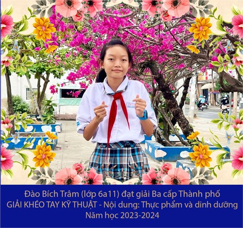 Học sinh đạt giải ‘Khéo tay kỹ thuật’ [NH 23-24]