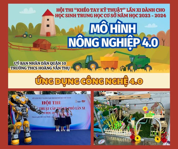 Chúc mừng các em học sinh đã đạt thành tích xuất sắc trong cuộc thi Khéo tay kĩ thuật cấp Thành phố, năm học 2023 - 2024