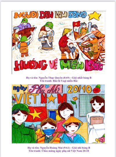 Hội thi Nét Vẽ Xanh cấp trường năm học 2024-2025