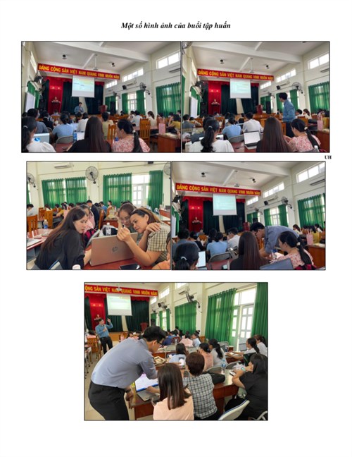 Tập huấn-trao đổi chuyên môn dành cho giáo viên năm học 2024-2025