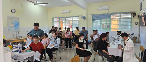 Khám sức khỏe cho Cán bộ-giáo viên-công nhân viên năm 2024