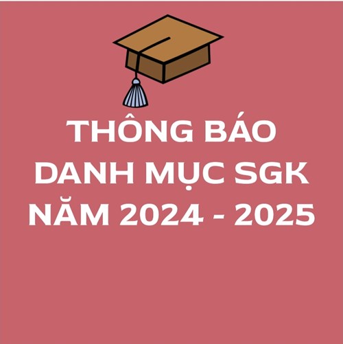 Danh mục sách giáo khoa theo ct gdpt2018 tại trường thcs huỳnh tấn phát từ năm học 2024-2025