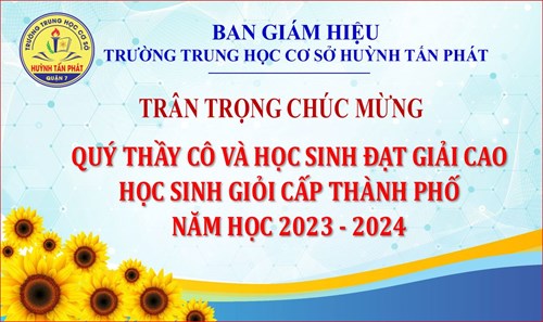 Khen Giáo viên bồi dưỡng HSG và học sinh đạt giải cao cấp Thành phố