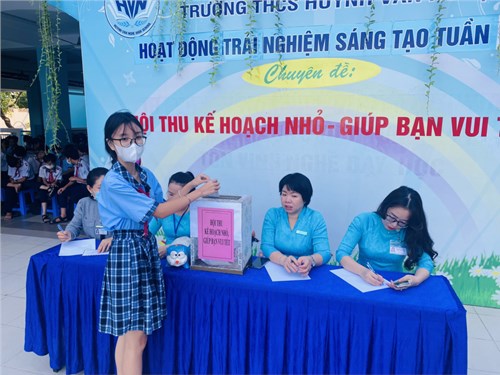 Chương trình sinh hoạt chào cờ - Chủ đề  Hội thu kế hoạch nhỏ - Giúp bạn vui Tết 