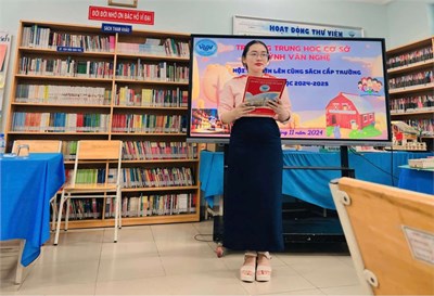 Ý nghĩa và một số hình ảnh của Hội thi Lớn lên cùng sách cấp trường năm học 2024-2025