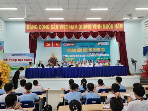 Ngày 29 tháng 02 năm 2024, Trường Trung học cơ sở Huỳnh Văn Nghệ tổ chức chương trình  Tuyển sinh, hướng nghiệp học sinh sau THCS  lần thứ 9 - Năm học 2023-2024