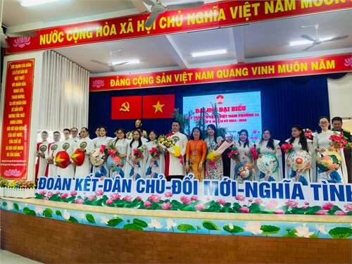 Ngày 14 tháng 03 năm 2024, Chi đoàn Trường Trung học cơ sở Huỳnh Văn Nghệ tham dự Đại hội đại biểu Mặt trận tổ quốc Việt Nam Phường 14 - Lần thứ V, nhiệm kỳ 2024-2029