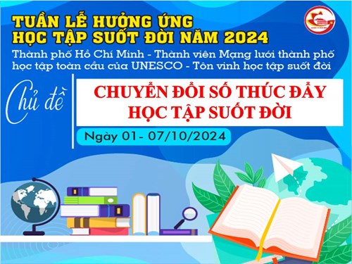 Chào mừng tuần lễ hưởng ứng học tập suốt đời năm 2024