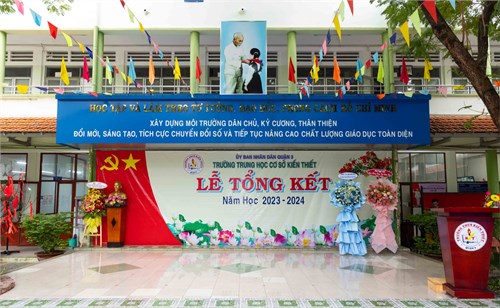 Trường THCS Kiến Thiết tổ chức Lễ Tổng kết năm học 2023 - 2024 🌹💐🌹