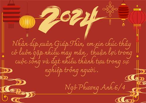 Thiệp 2024 - Ngô Phương Anh 6/4