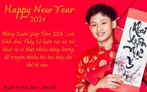 Thiệp 2024 - Huỳnh Hồ Hiếu Lâm 6/6