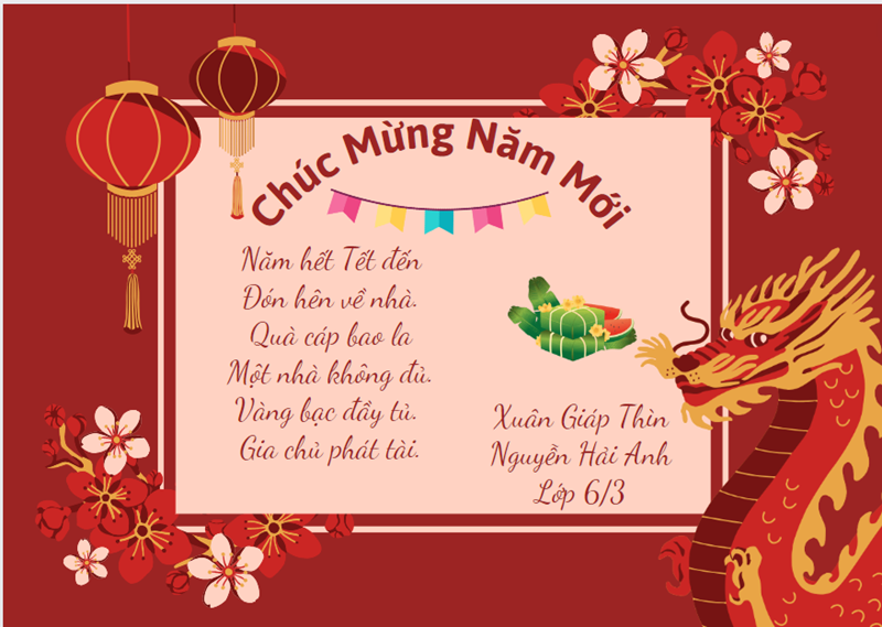 Thiệp 2024 - Nguyễn Hải Anh 6/3