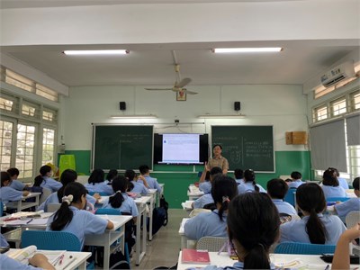 Tiết Thao giảng của tổ Toán