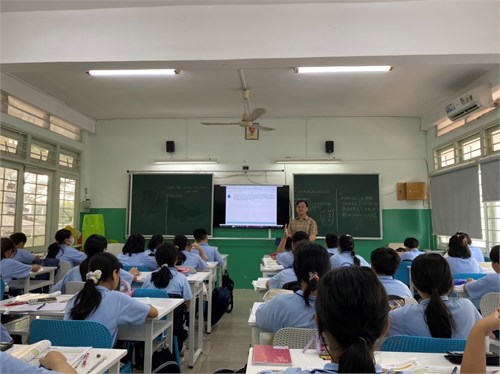 Tiết Thao giảng của tổ Toán