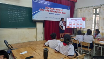 Một số hình ảnh thao giảng và chuyên đề của nhà trường