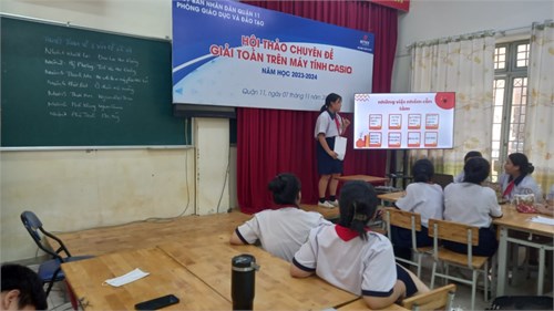 Một số hình ảnh thao giảng và chuyên đề của nhà trường