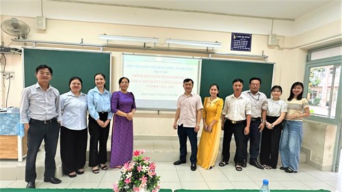 Trường Trung học cơ sở Lê Lai đã tổ chức “Hội thi giáo viên dạy giỏi cấp trường, năm học 2024 - 2025”