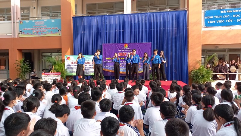 Trường Trung học cơ sở Lê Lai tổ chức kỉ niệm Ngày thành lập Đoàn TNCS Hồ Chí Minh, ngày 26/3/2024.