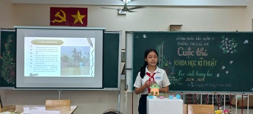 Sáng ngày 19/9/2024, Trường Trung học cơ sở Lê Lai tổ chức “Cuộc thi khoa học kĩ thuật năm học 2024 - 2025” cấp trường