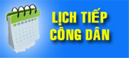 Lịch tiếp công dân tháng 04