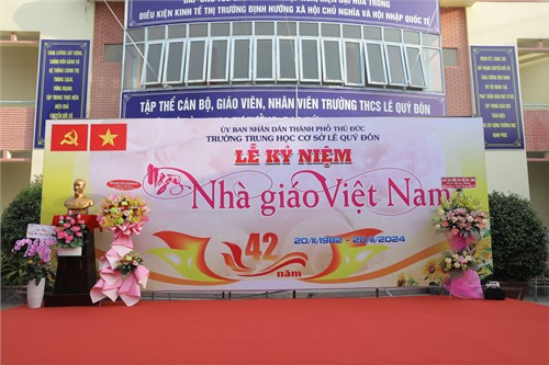 Lễ kỷ niệm 42 năm ngày Nhà giáo Việt Nam 20/11/2024.