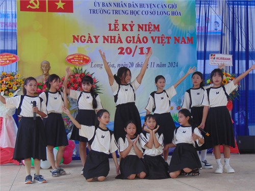 Trường THCS Long Hòa tổ chức kỷ niệm ngày nhà giáo Việt Nam 20/11/2024