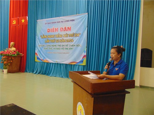 Diễn đàn  Lắng nghe tiếng nói trẻ em  lần thứ 12 năm 2024.