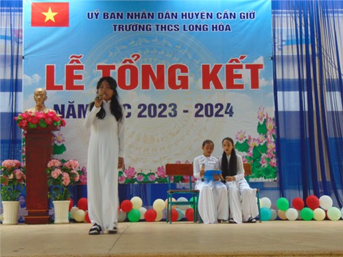Lễ Tổng kết năm học 2023-2024 của Trường Trung học Cơ sở Long Hòa