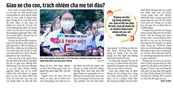 An toàn giao thông tại trường học