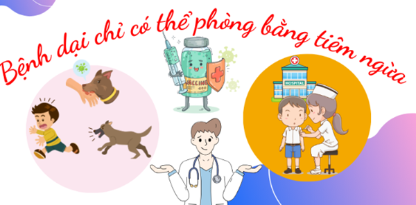 Bệnh dại chỉ có thể phòng bằng tiêm ngừa