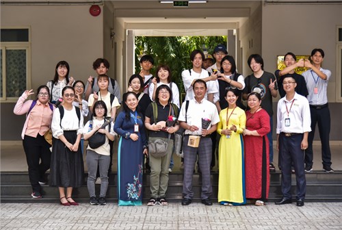 Chào mừng Trường Đại học MIE Nhật Bản đến thăm và giao lưu với Trường trung học cơ sở Lý Thánh Tông