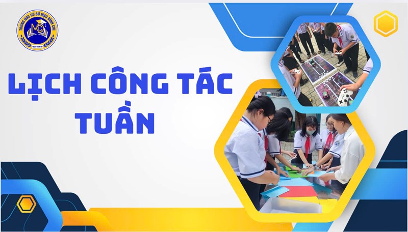 Lịch công tác tuần 10-HK1