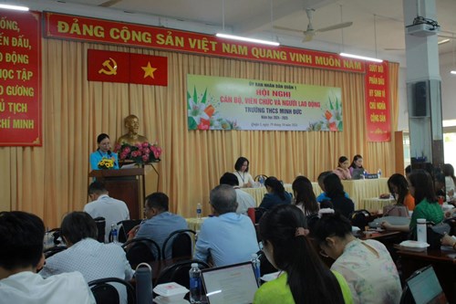 Hội nghị cán bộ, công chức, viên chức năm học 2024-2025