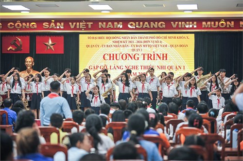 Chương trình tuyên dương  Cháu ngoan Bác Hồ  Quận 1 năm học 2023-2024