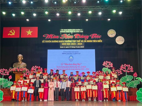 Lễ Tuyên dương khen thưởng tập thể và cá nhân tiêu biểu năm học 2023-2024