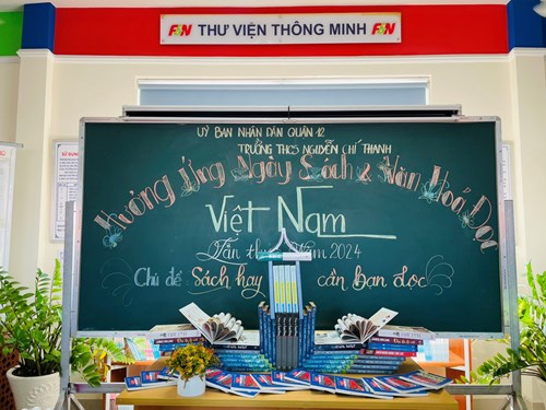 Hưởng ứng Ngày Sách và Văn hóa đọc Việt Nam lần 3- năm 2024