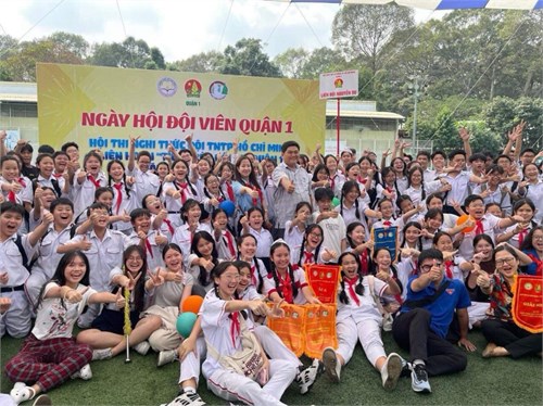 Chúc mừng Liên Đội THCS Nguyễn Du Q.1 đạt thành tích cao ở Ngày hội Đội viên Quận 1 năm học 2023 - 2024