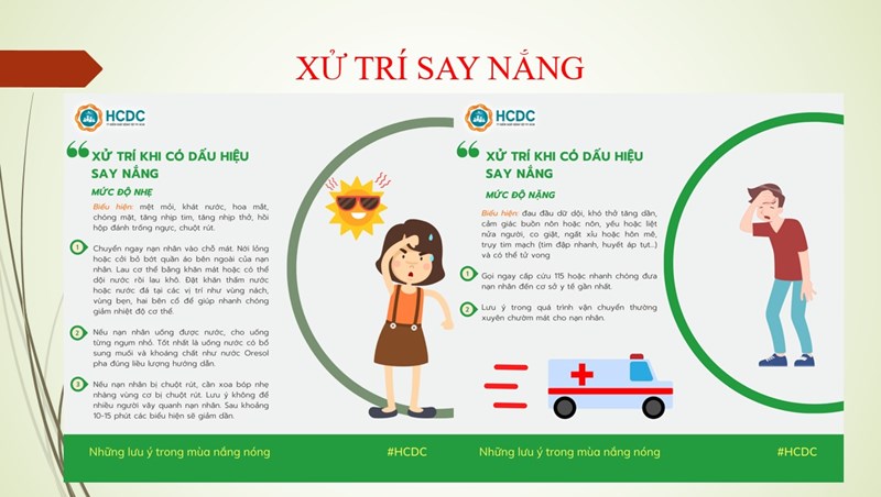 Tuyên truyền và khuyến cáo phòng bệnh trong mùa nắng nóng