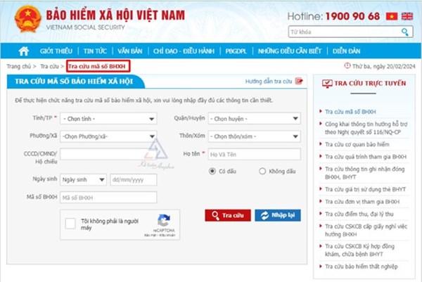 Cách tra cứu số thẻ bảo hiểm y tế cho học sinh online