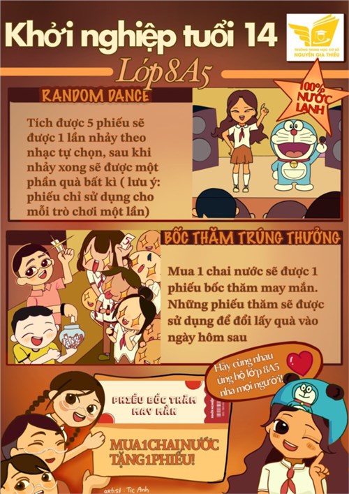 Khởi Nghiệp Tuổi 14 - Gian Hàng 8A5
