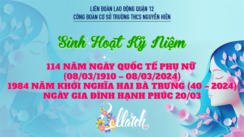 Kỷ niệm 114 năm ngày quốc tế phụ nữ 8/3