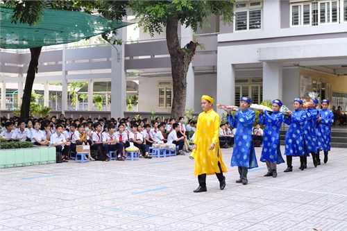 Trường THCS Nguyễn Huệ Tổ Chức Lễ Giổ Tổ Hùng Vương Ngày 10.3.2024