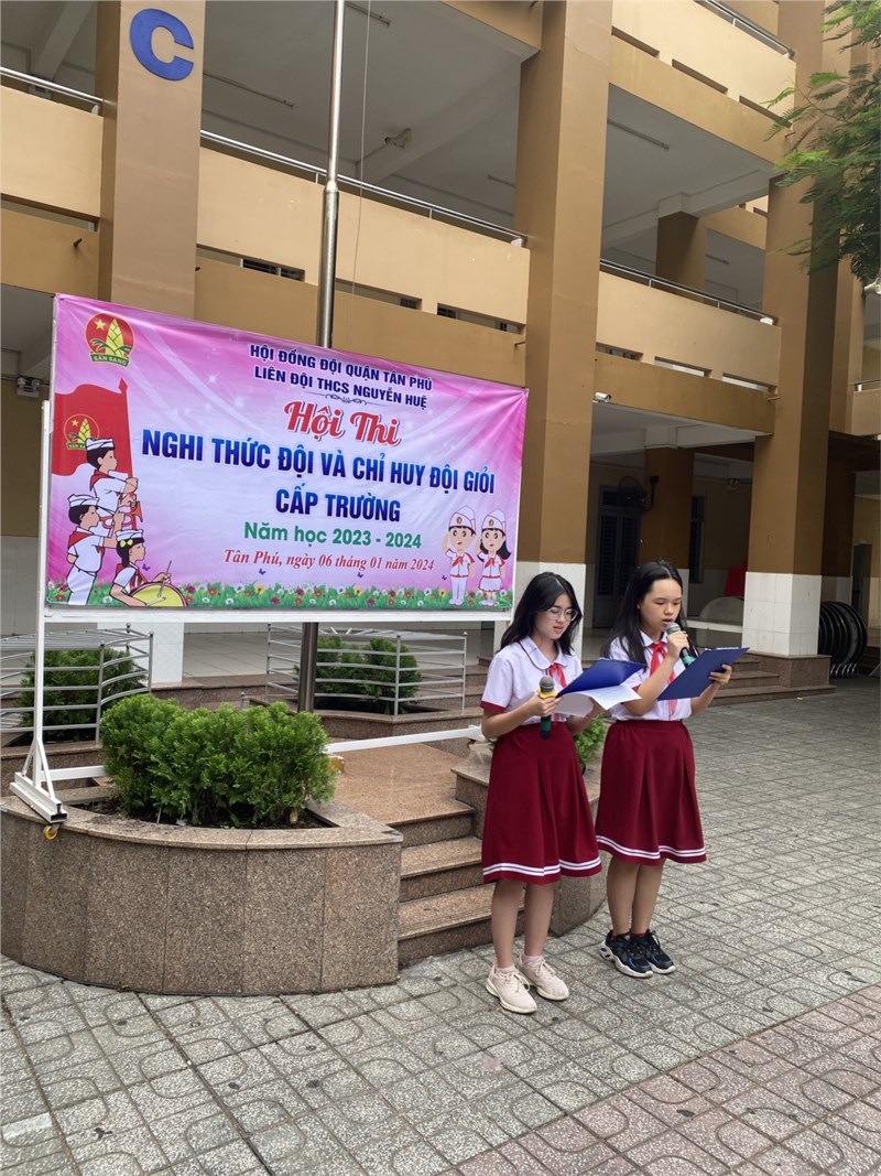 Hội thi Nghi thức Đội, cấp trường - Năm học: 2023-2024