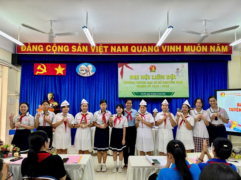 Báo cáo tổng kết công tác Đội năm học 2023 - 2024