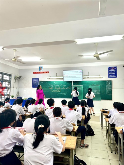 Thao giảng chuyên môn tháng 9